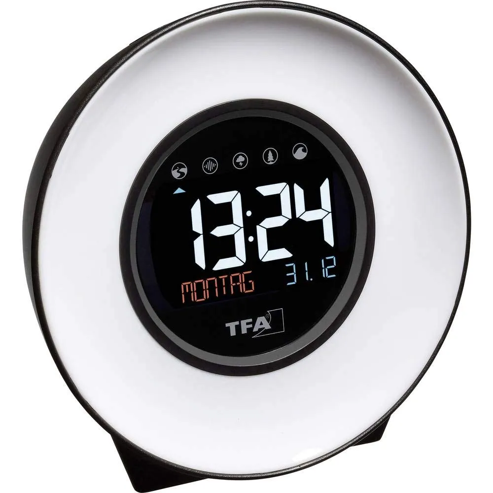 TFA Dostmann Moodlight 60.2023.02 Lichtwecker weiß Naturklang