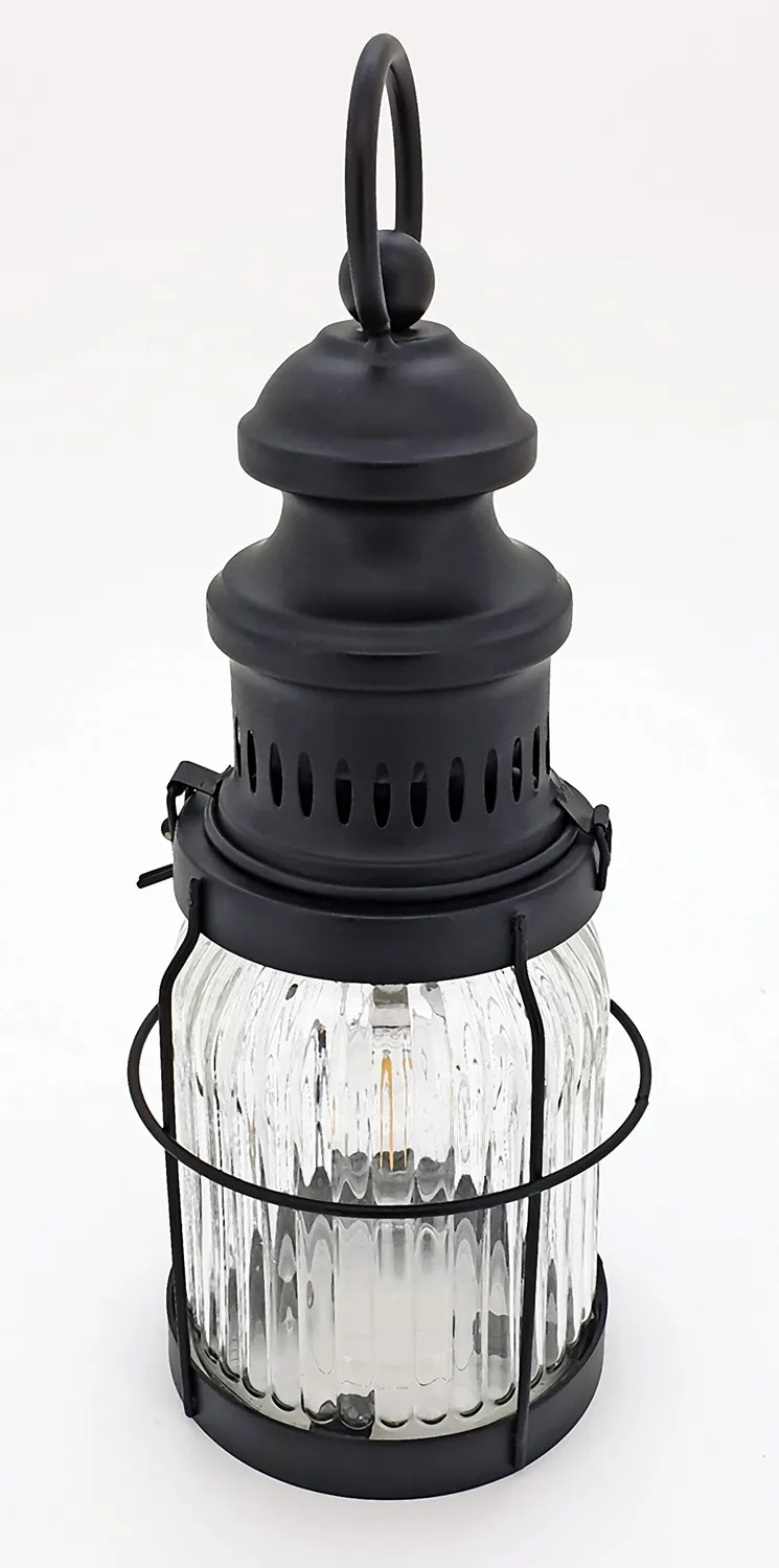 Technoline T 9500 LED-Laterne schwarz Glas Metall