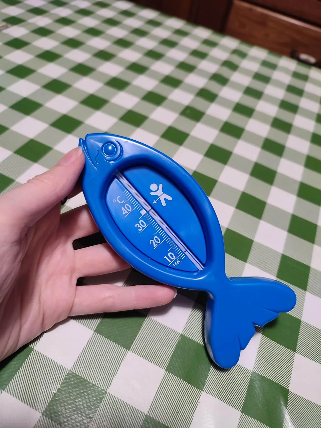TFA Dostmann Fisch 14.3017.06 Badethermometer blau BPA-frei
