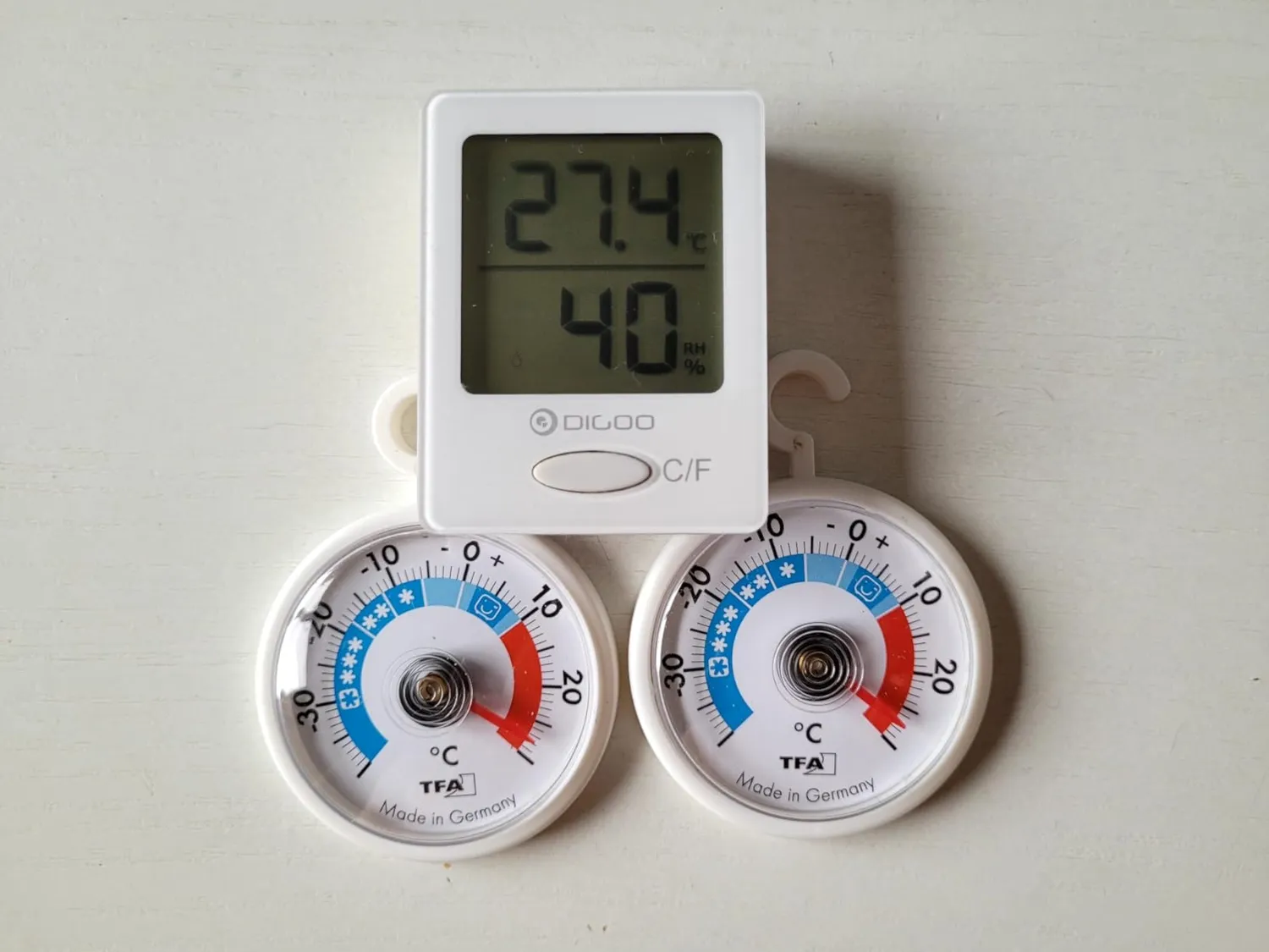 TFA Dostmann 95.1036 Kühlthermometer 2er Set analog