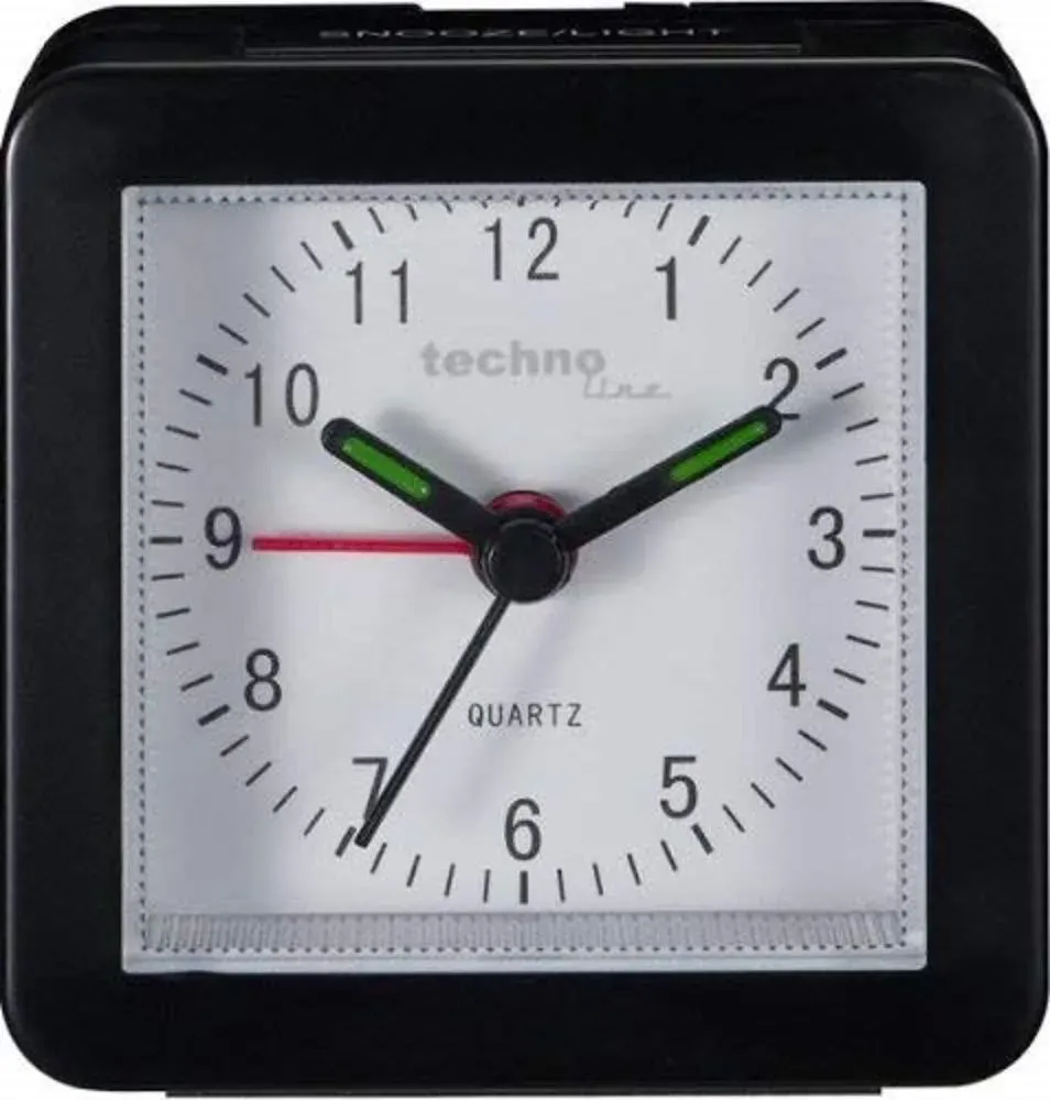 Technoline SC Quarz-Wecker analog schwarz