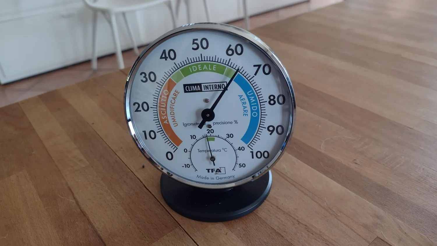 TFA Dostmann 45.2033 Thermo-Hygrometer analog schwarz