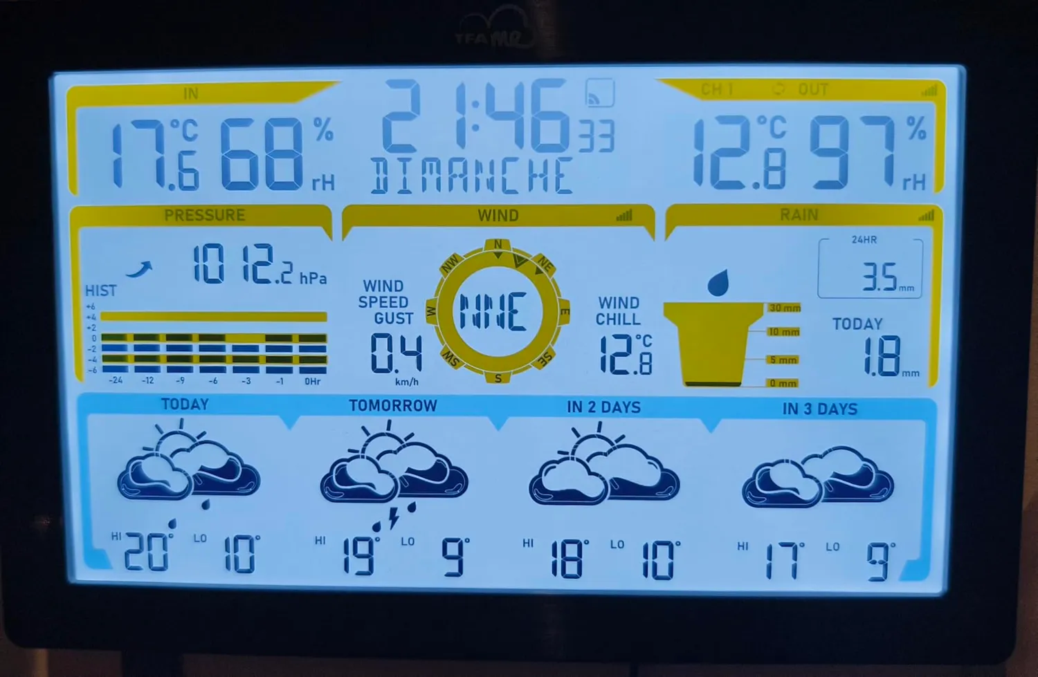 TFA Dostmann TFA.me ID-05 WLAN Wetterstation 8-in-1