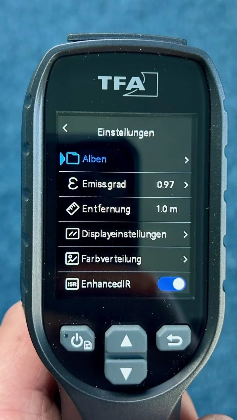 TFA Dostmann Visualtemp 31.1144 Wärmebildkamera -20 bis 550°C