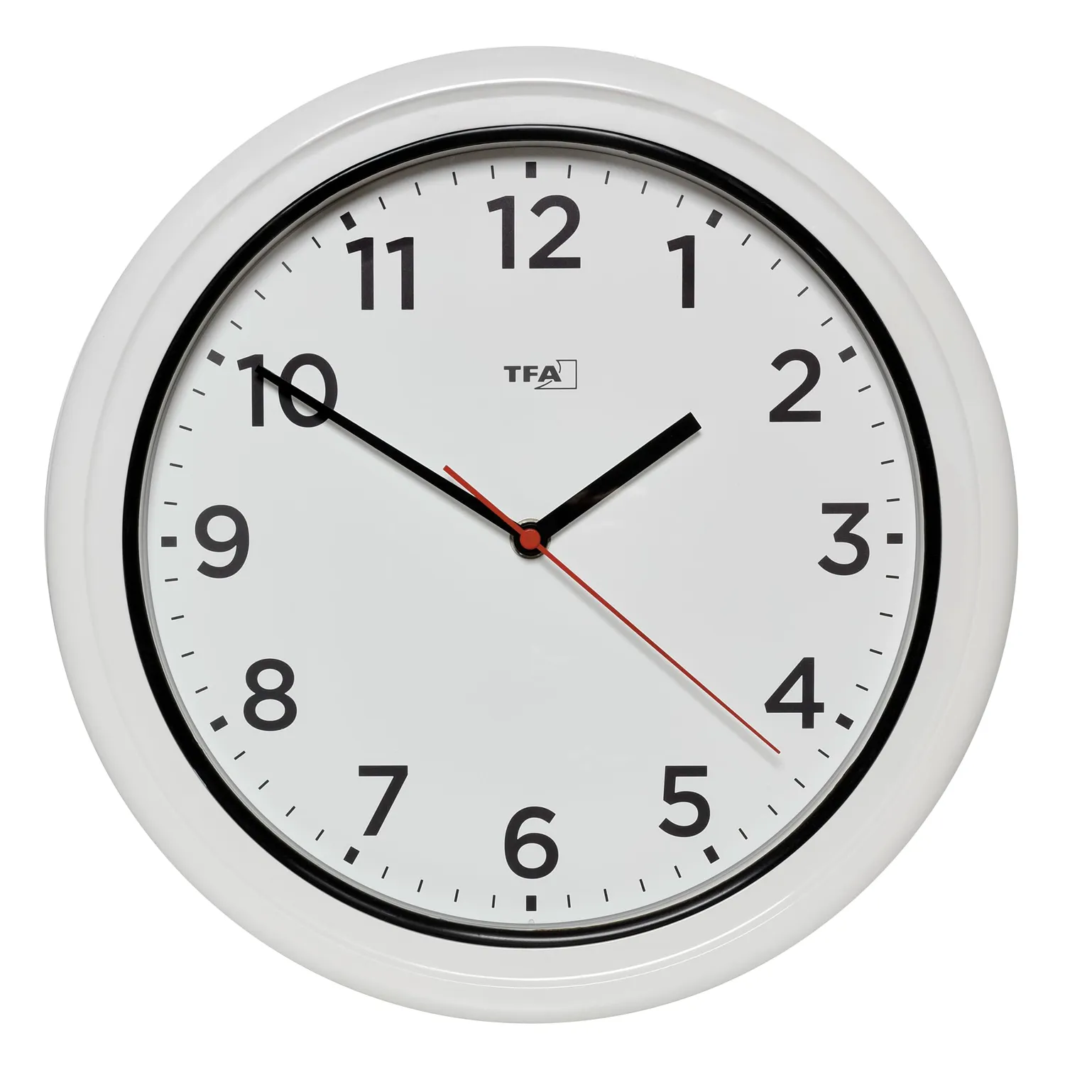 TFA Dostmann 60.3078 Outdoor-Wanduhr weiß 30,5 cm IP67