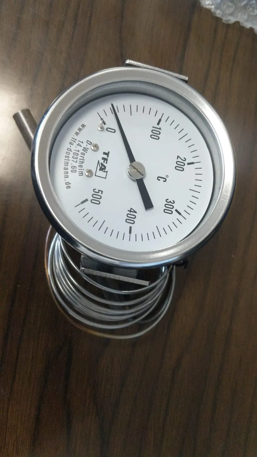TFA Dostmann 14.1037 Backofenthermometer Edelstahl 500°C U-Clip