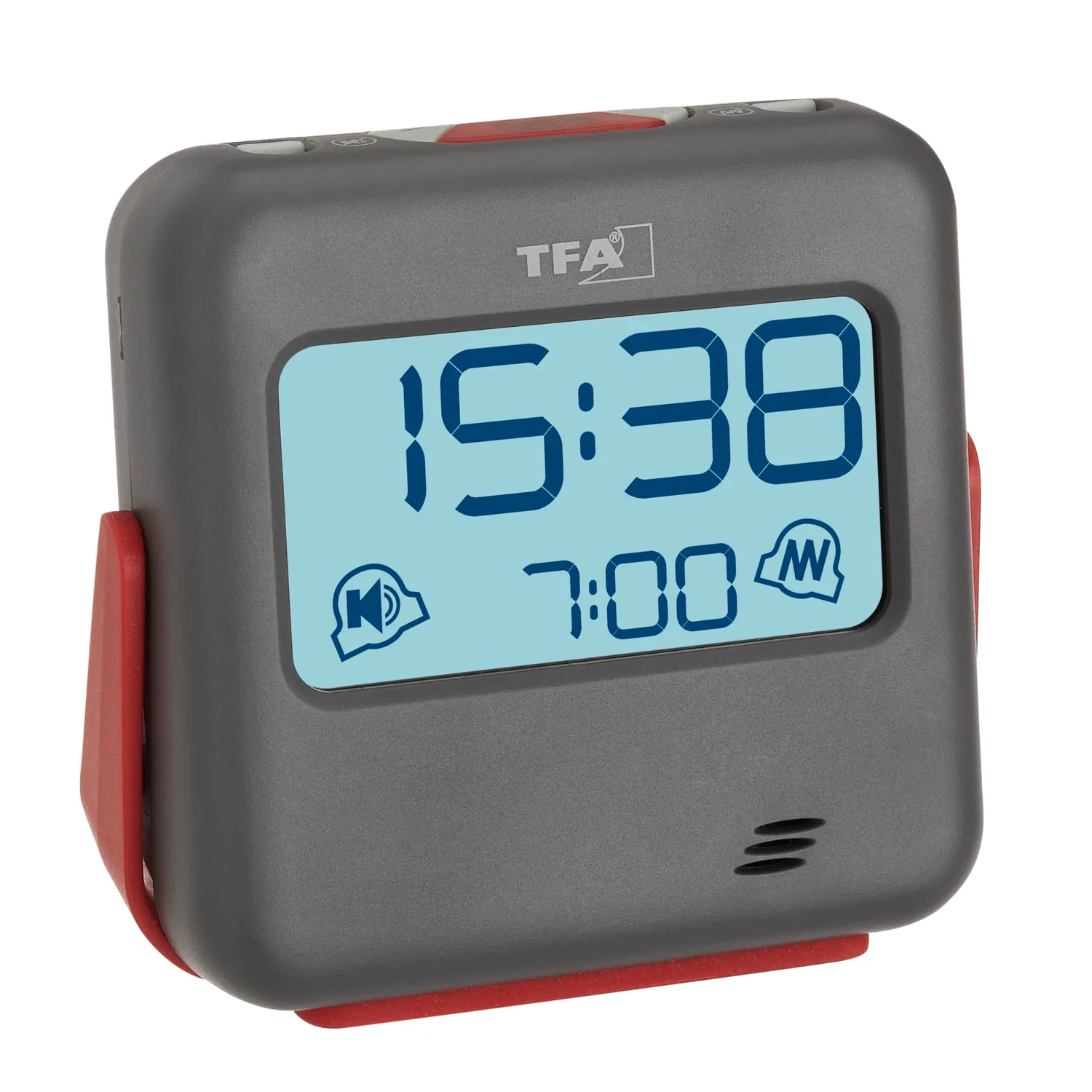 TFA Dostmann Buzz 60.2031.10 Reisewecker Vibration grau