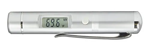 TFA Dostmann Flash Pen Infrarot-Thermometer silber -33 bis 220°C