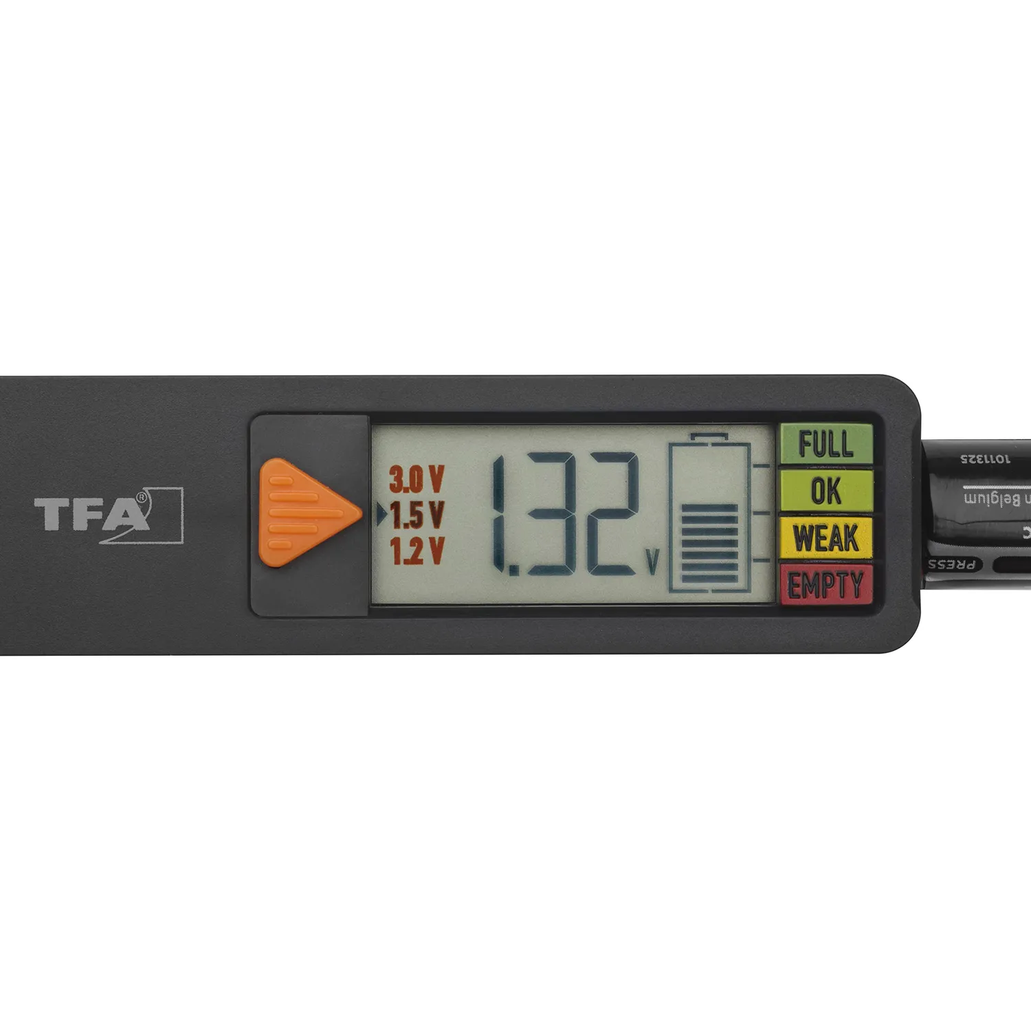 TFA Dostmann 98.1126.01 BatteryCheck Batterietester schwarz Volt