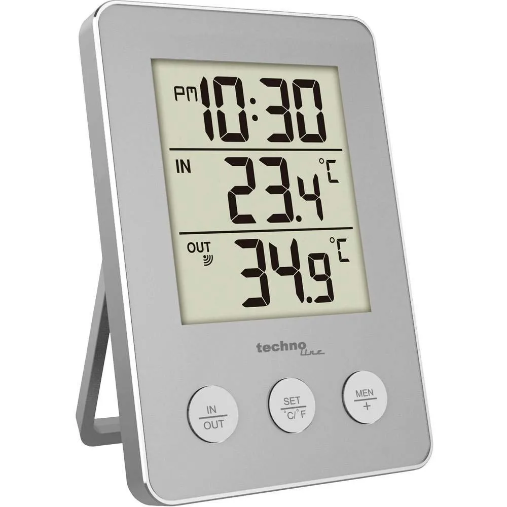 Technoline WS 9175 Bürothermometer mit Außensender TX205