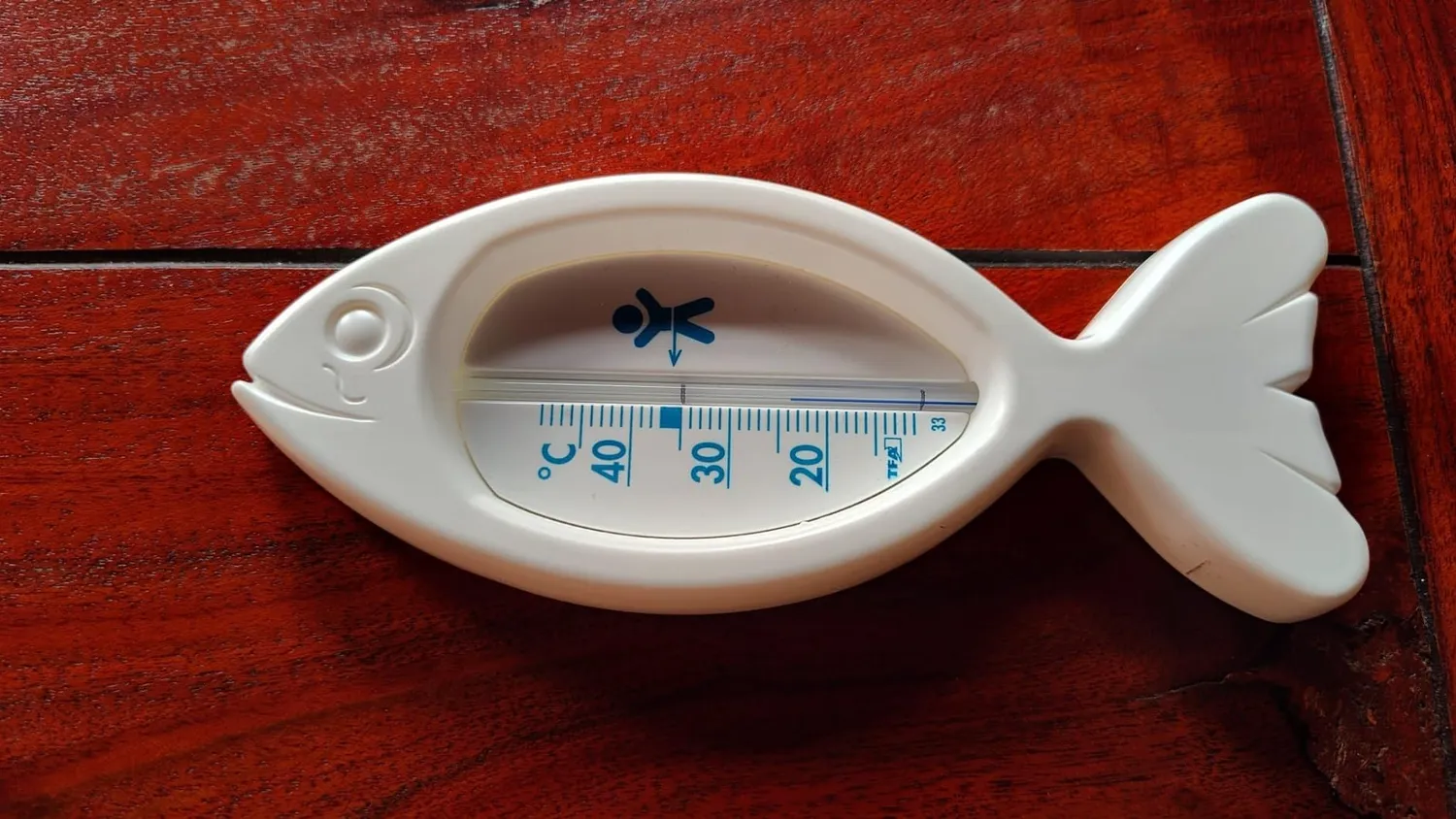 TFA Dostmann Fisch 14.3017.06 Badethermometer blau BPA-frei