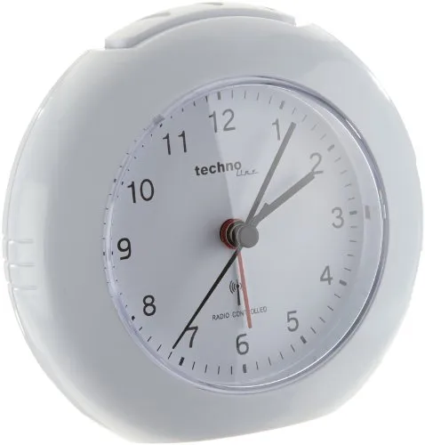 Technoline WT 757 Funkwecker Weiß analog mit Licht