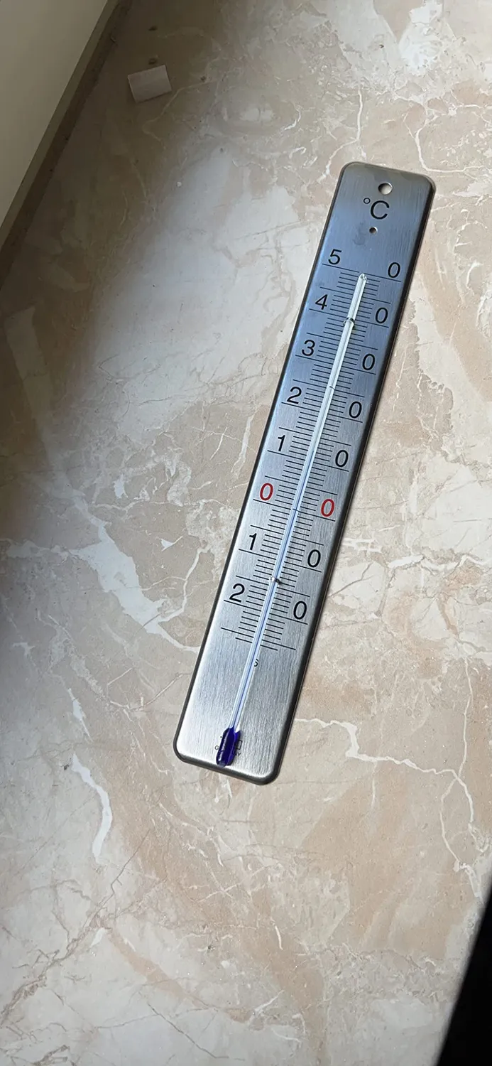 TFA Dostmann 12.2046 Innen-Außen-Thermometer Edelstahl 28cm