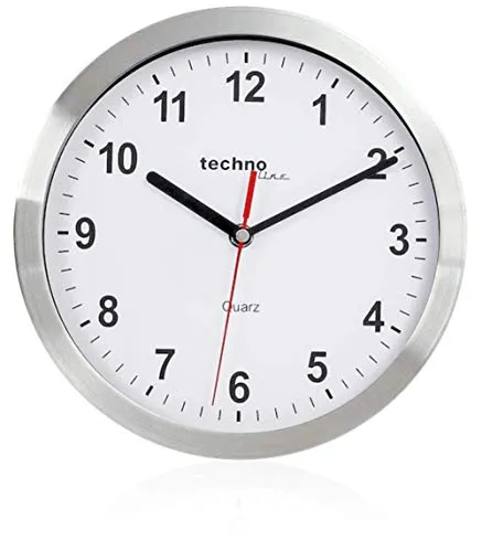 Technoline WT 765 Funkwecker silber-schwarz mit Schlummer