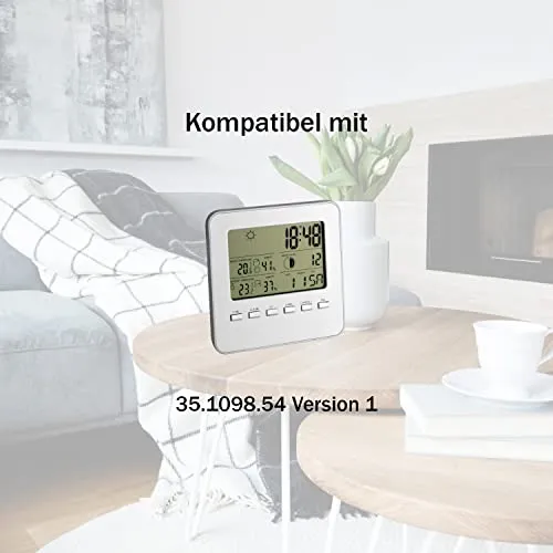 TFA Dostmann 30.3169 Thermo-Hygrosender für Quadro weiß