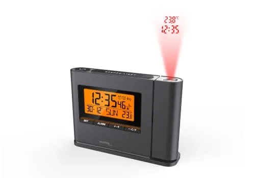 Technoline WT 519 Funk-Projektionswecker mit Temperaturprojektion
