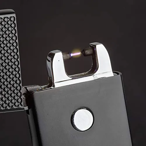 TFA Dostmann 98.1124.01 Lichtbogen-Feuerzeug schwarz USB