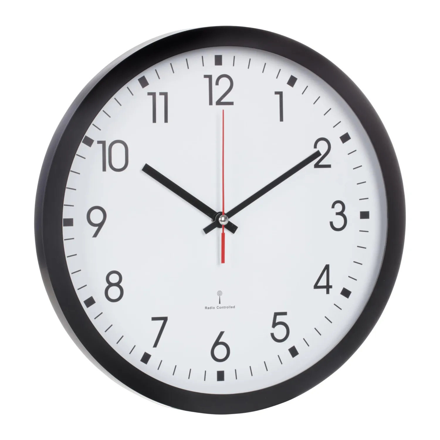 TFA Dostmann 60.3522.02 Funk-Wanduhr silber 30 cm
