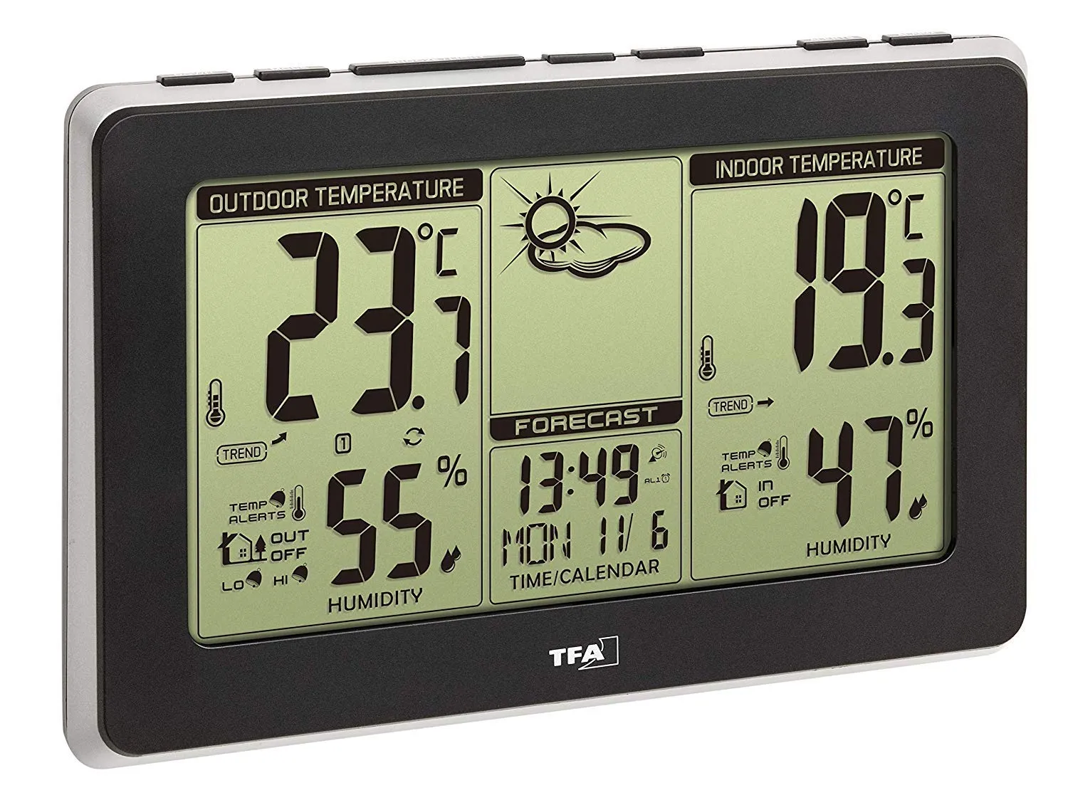 TFA Dostmann Mondo 35.1151.01 Funkwetterstation Bundle Batterien