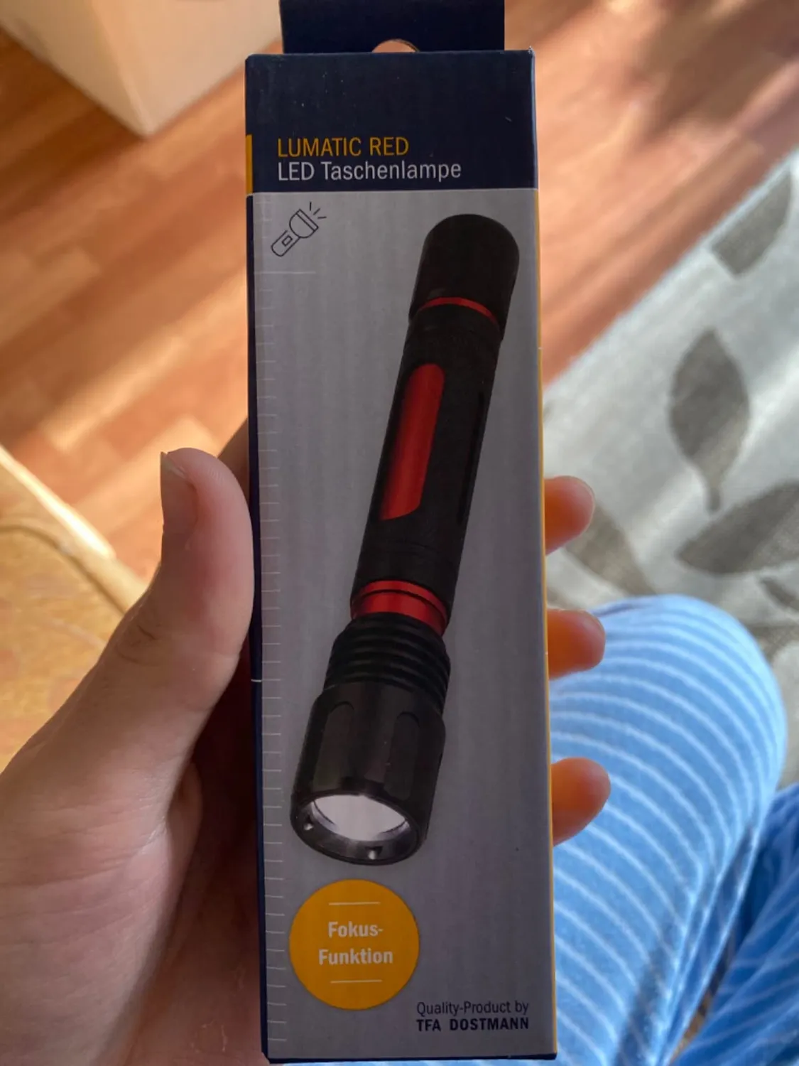 TFA Dostmann Lumatic Red 43.2036.01 Taschenlampe fokussierbar