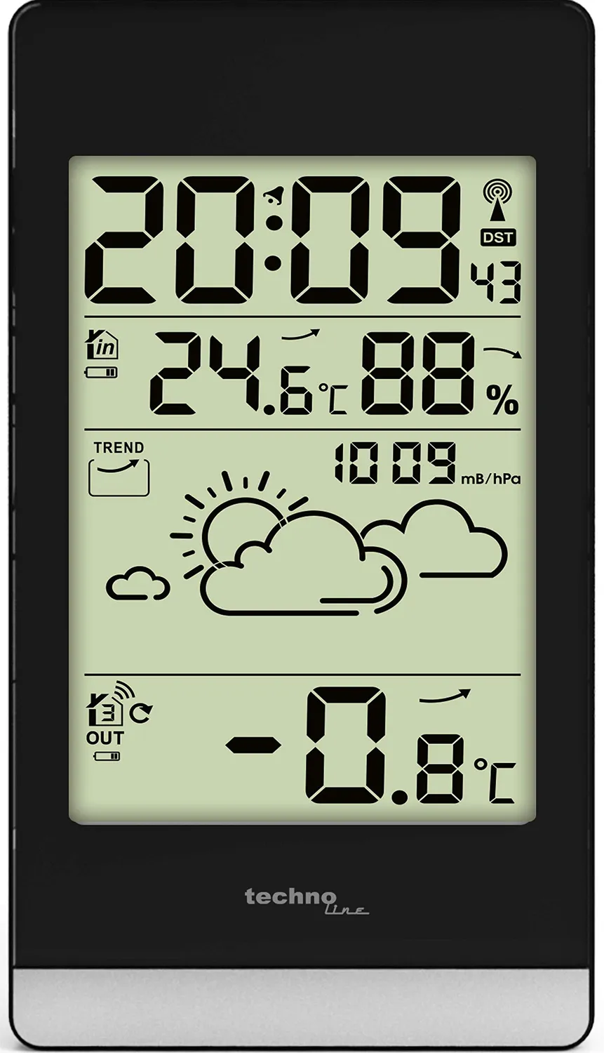Technoline WS 9132 Funk-Wetterstation mit Frostalarm