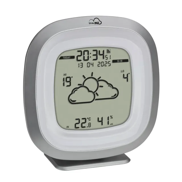 TFA Dostmann TFA.me ID-03 35.8101 WLAN-Wetterstation silber