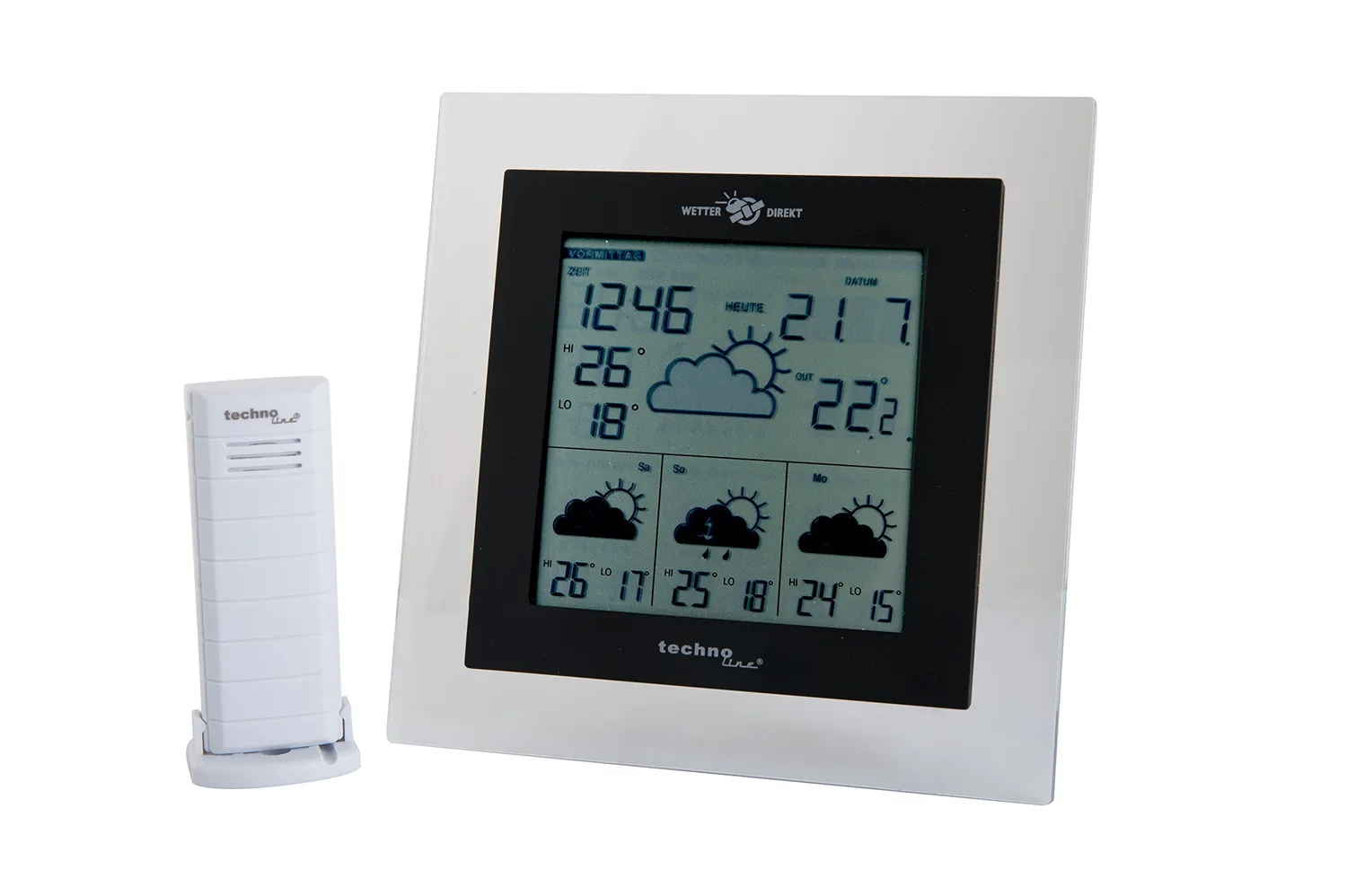 Technoline WD4017 Wetterstation WetterDirekt schwarz-weiß