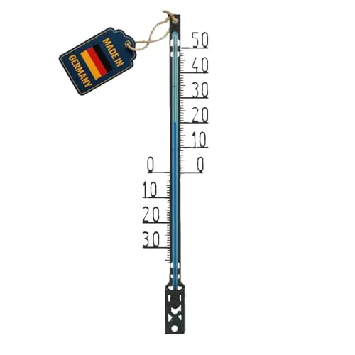 TFA Dostmann Analoges Außenthermometer 16 cm schwarz