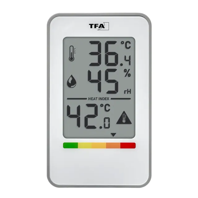 TFA Dostmann HeatCheck 30.5062 Thermo-Hygrometer weiß