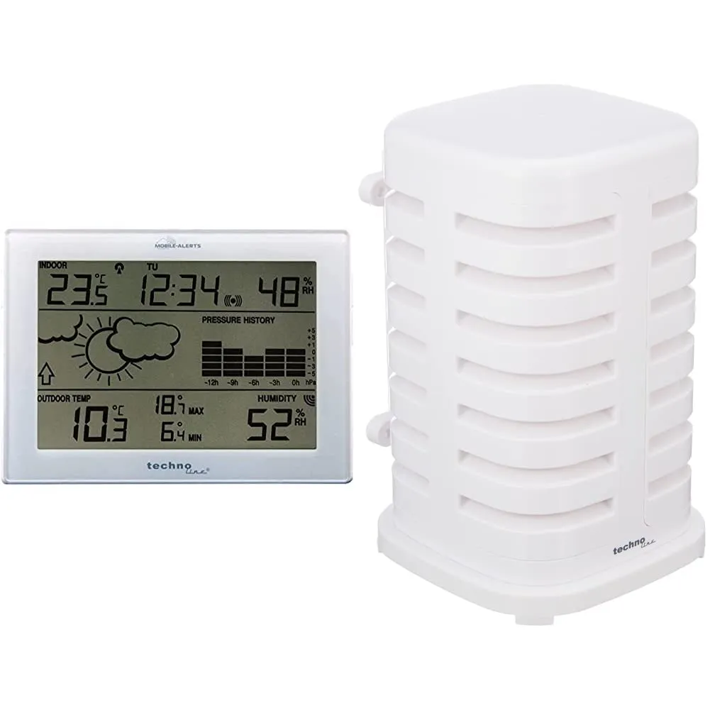 Technoline MA 10410 Wetterstation Mobile Alerts weiß