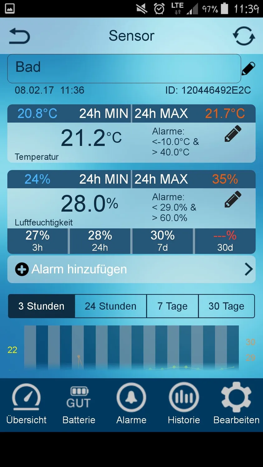 Technoline MA 10011 Raumklimaset 3 Sensoren Gateway Alexa