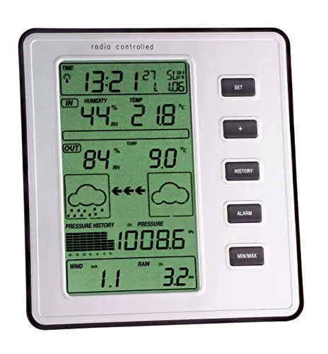 TFA Dostmann 35-1077 Stratos Funk-Wetterstation Wind Regen