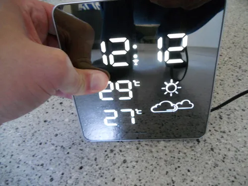 Technoline WS 6825 Wetterstation Spiegeldisplay Funk