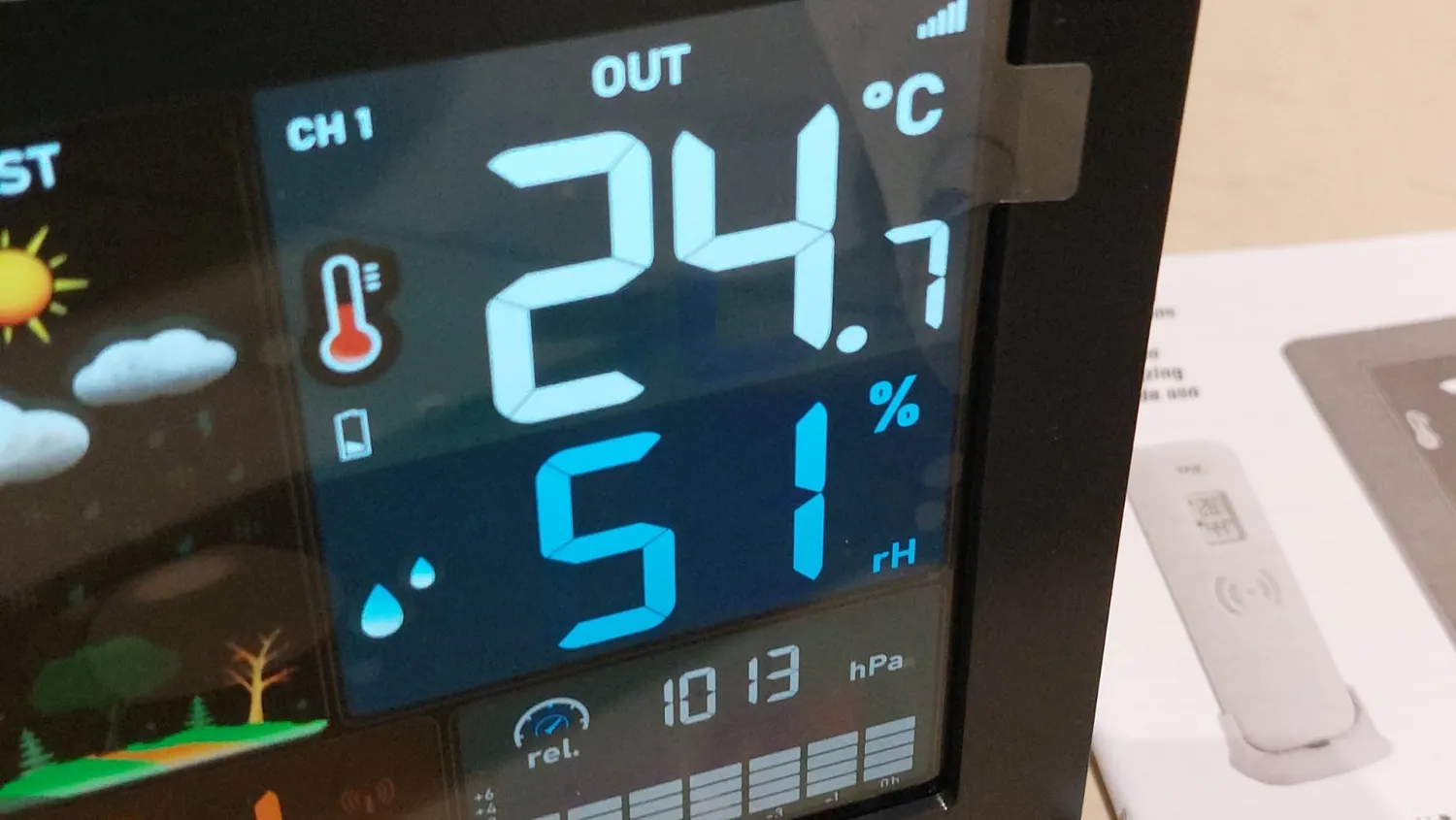 TFA Dostmann Season 2 35.1118 Funk-Wetterstation Modern schwarz