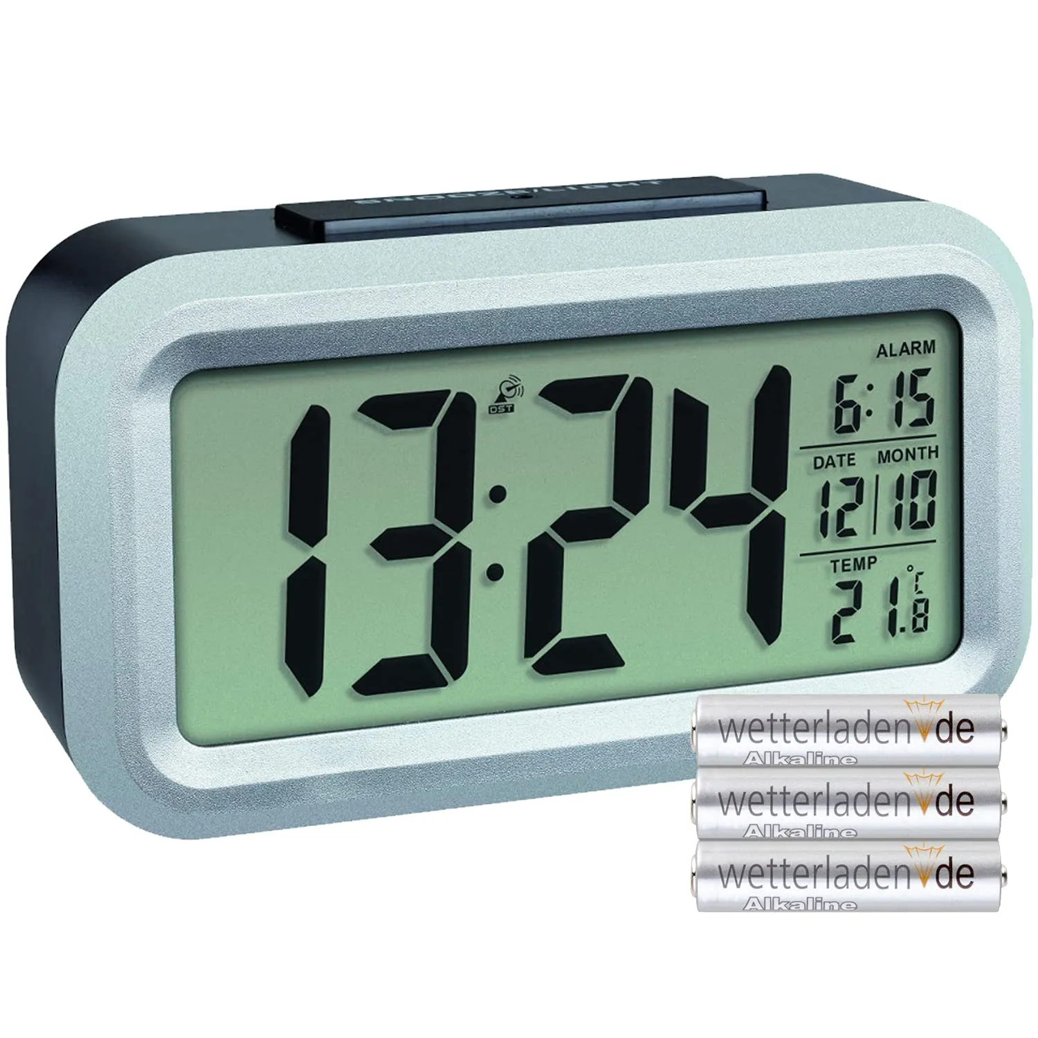 TFA Dostmann LUMIO Plus 60.2553.02 Funkwecker weiß-silber