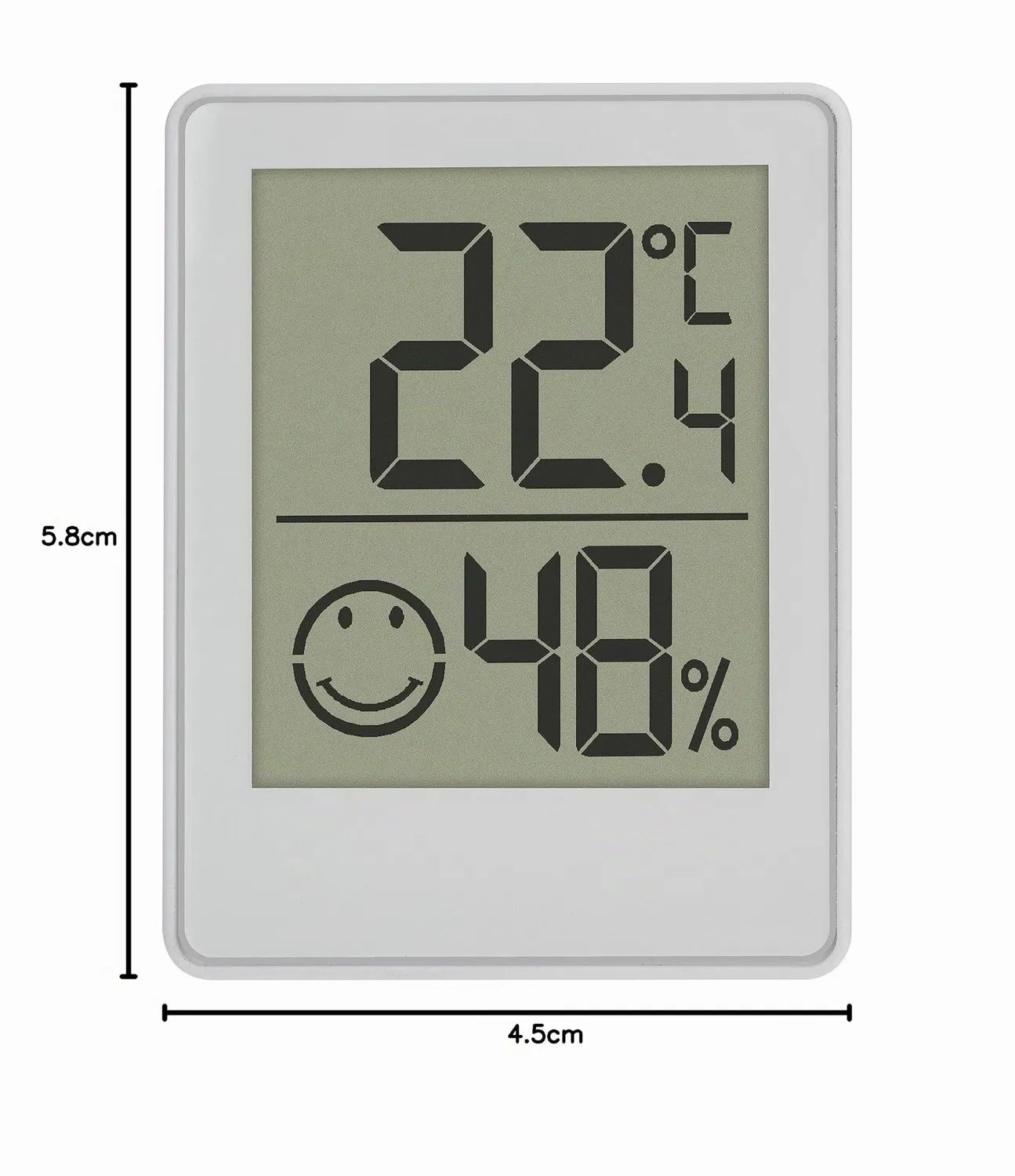 TFA Dostmann 30.5039.02 Mini Thermo-Hygrometer weiß