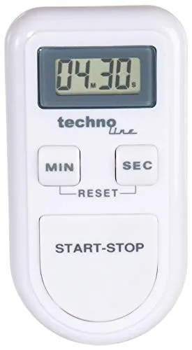 Technoline KT 100 Timer weiß mit Magnet und Alarm
