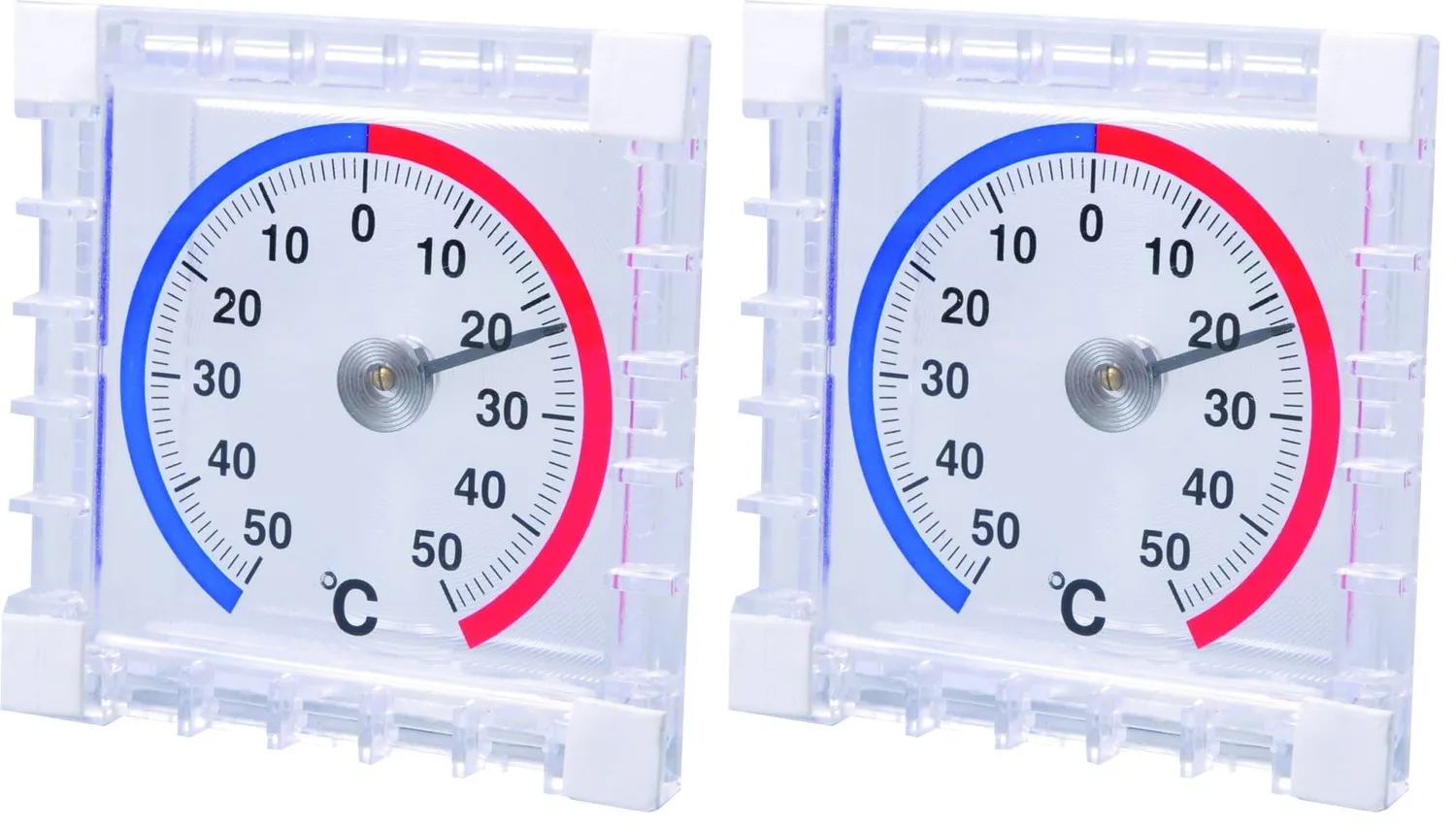 Technoline WA 1010 Fensterthermometer Weiß Analog -50°C
