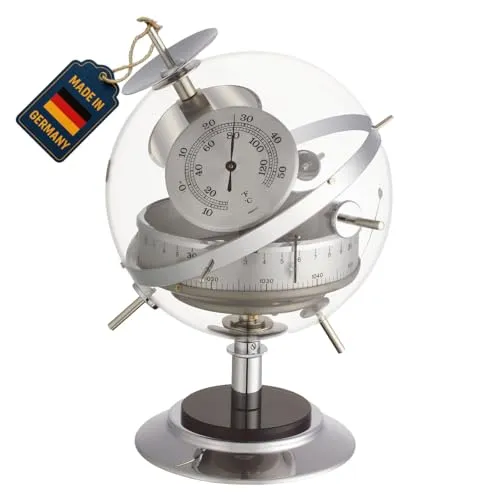 TFA Dostmann Sputnik 20.2047 Wetterstation silber analog