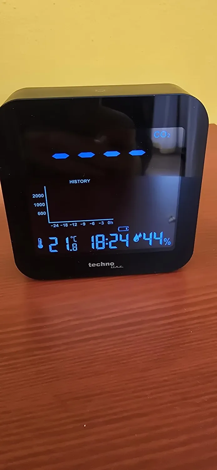 Technoline WL1025 CO2-Messgerät Monitor Akku