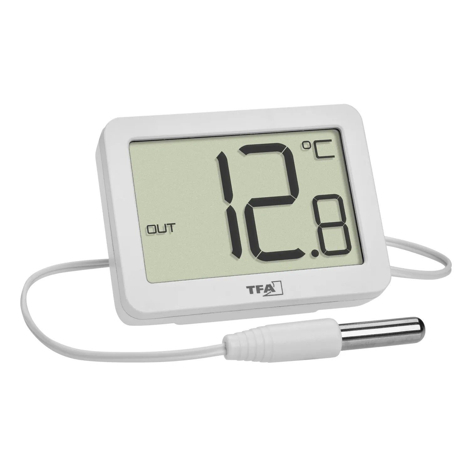 TFA Dostmann 30.1066.01 Thermometer Schwarz Kabel