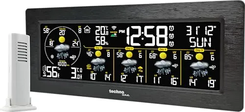 Technoline WD 3050 WLAN-Wetterstation mit Außensensor 5-Tage