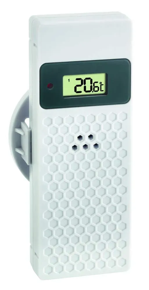 TFA Dostmann 30.3245.02 Thermo-Hygro-Sender weiß Display