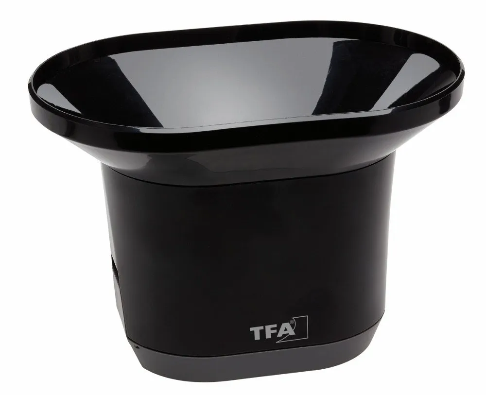 TFA Dostmann Drop 47.3005.01 Funk-Regenmesser schwarz