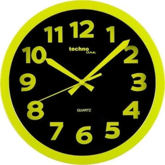 Technoline WT 7420 Wanduhr Grün 25,5 cm Quarzwerk