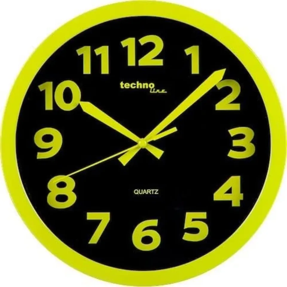 Technoline WT 7420 Wanduhr Grün 25,5 cm Quarzwerk