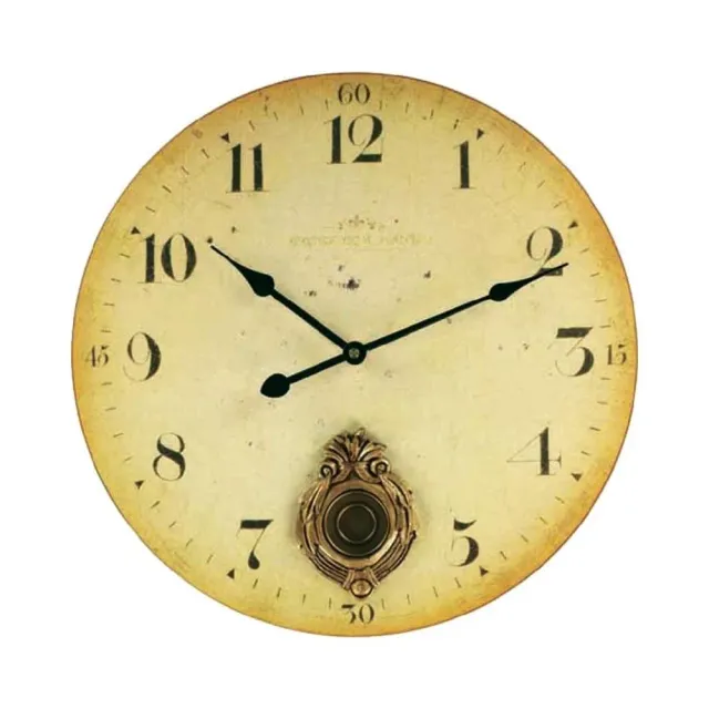 Technoline WT 1020 Wanduhr 35 cm ocker