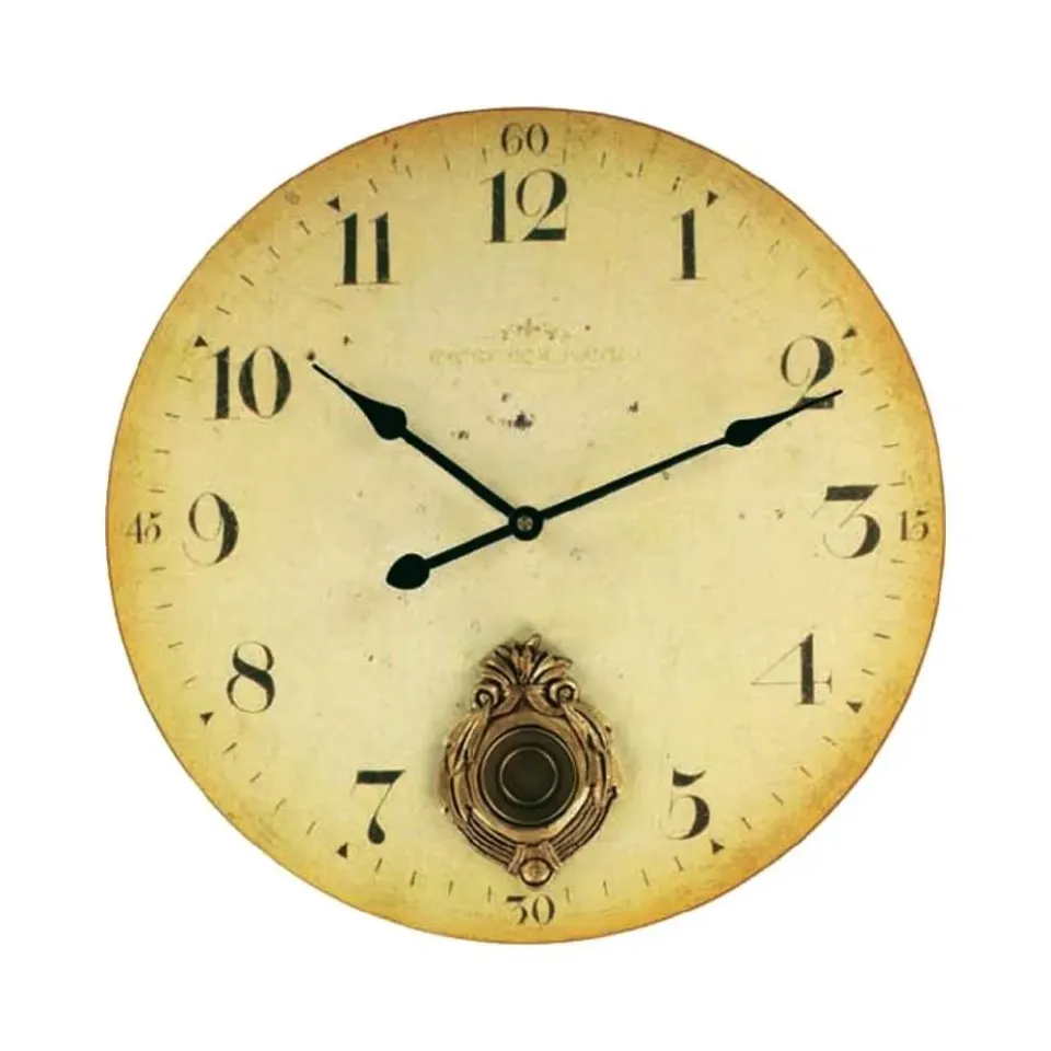 Technoline WT 1020 Wanduhr 35 cm ocker