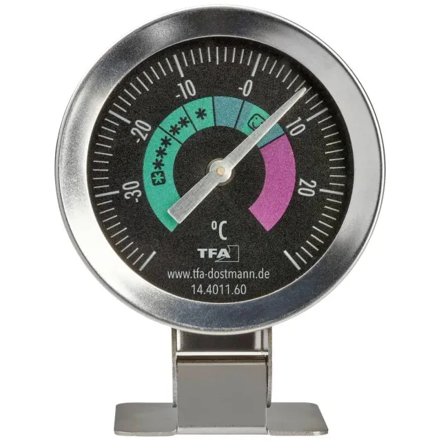 TFA Dostmann 14.4011.60 Kühlschrankthermometer analog Edelstahl