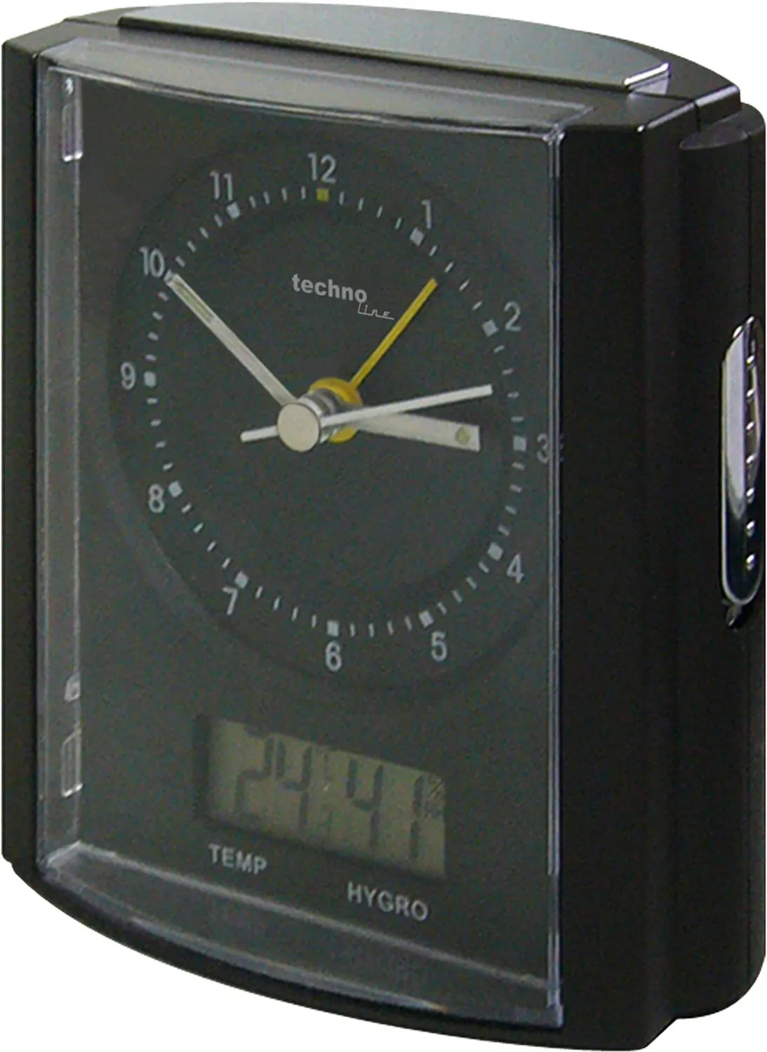 Technoline WT 770 Premium-Funkwecker mattschwarz-chrom
